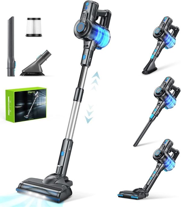 Oraimo UltraCleaner S Aspirateur sans fil autonome à aspiration puissante avec filtration avancée