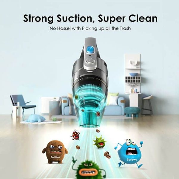 Oraimo Ultra Cleaner H2 Aspirateur à main sans fil rechargeable 3,5 h Charge rapide pour le nettoyage de la maison et de la voiture – Image 2