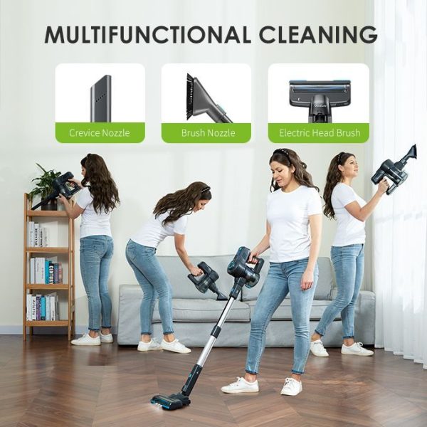 Oraimo UltraCleaner S Aspirateur sans fil autonome à aspiration puissante avec filtration avancée – Image 2