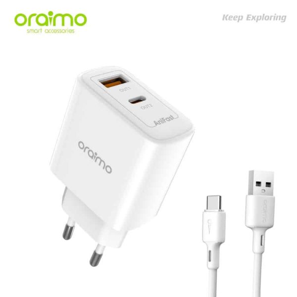 Oraimo Chargeur Super Speed 25 W double port USB C