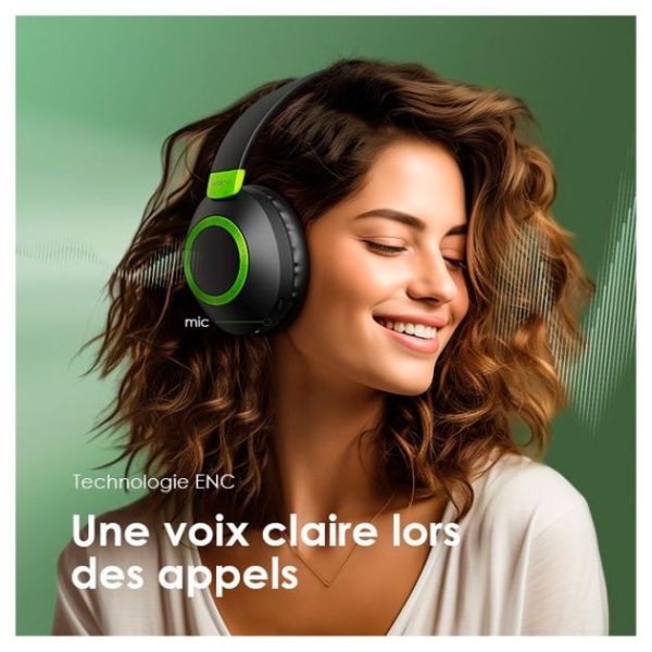 Casque sans fil - ORAIMO BoomPop 2 - OHP 610 - Bluetooth V5.2 - ENC - Jusqu'à 60 heures - Garantie 3 mois – Image 7