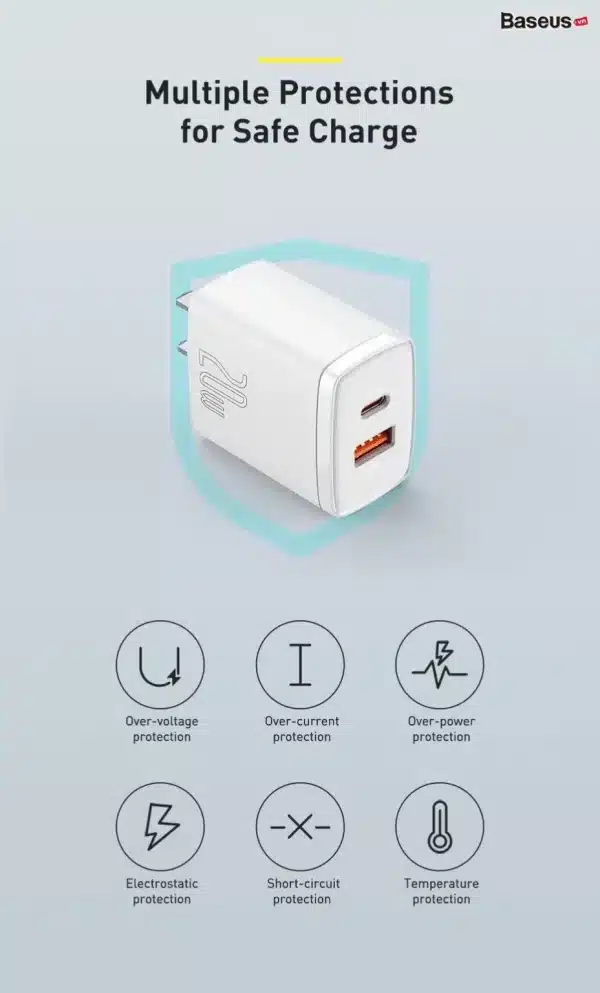 Oraimo Ultra Speed PowerGaN OCW E102D – 45 W Câble Type-C BLANC – Image 4